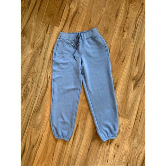 Spanx Womens Cornflower Blue Air Essential Drawstring Joggers Sweatpants Small - Picture 2 of 7